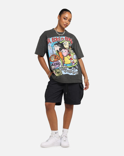 American Thrift X Cartoon Network Ed Edd N Eddy Heavy T-Shirt Black Wash