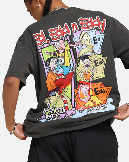 American Thrift X Cartoon Network Ed Edd N Eddy Heavy T-Shirt Black Wash