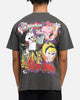 American Thrift X Cartoon Network Grim Adventures Heavy T-Shirt Black Wash
