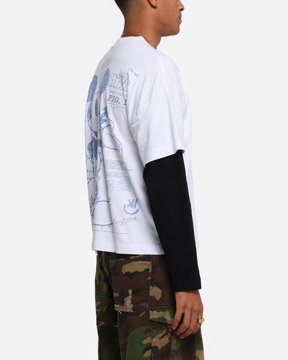 73Studio Disney Mickey Prototype II Long Sleeve T-Shirt White