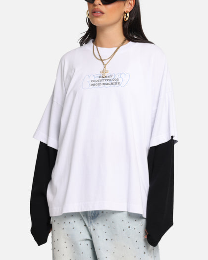 73Studio Disney Mickey Prototype II Long Sleeve T-Shirt White