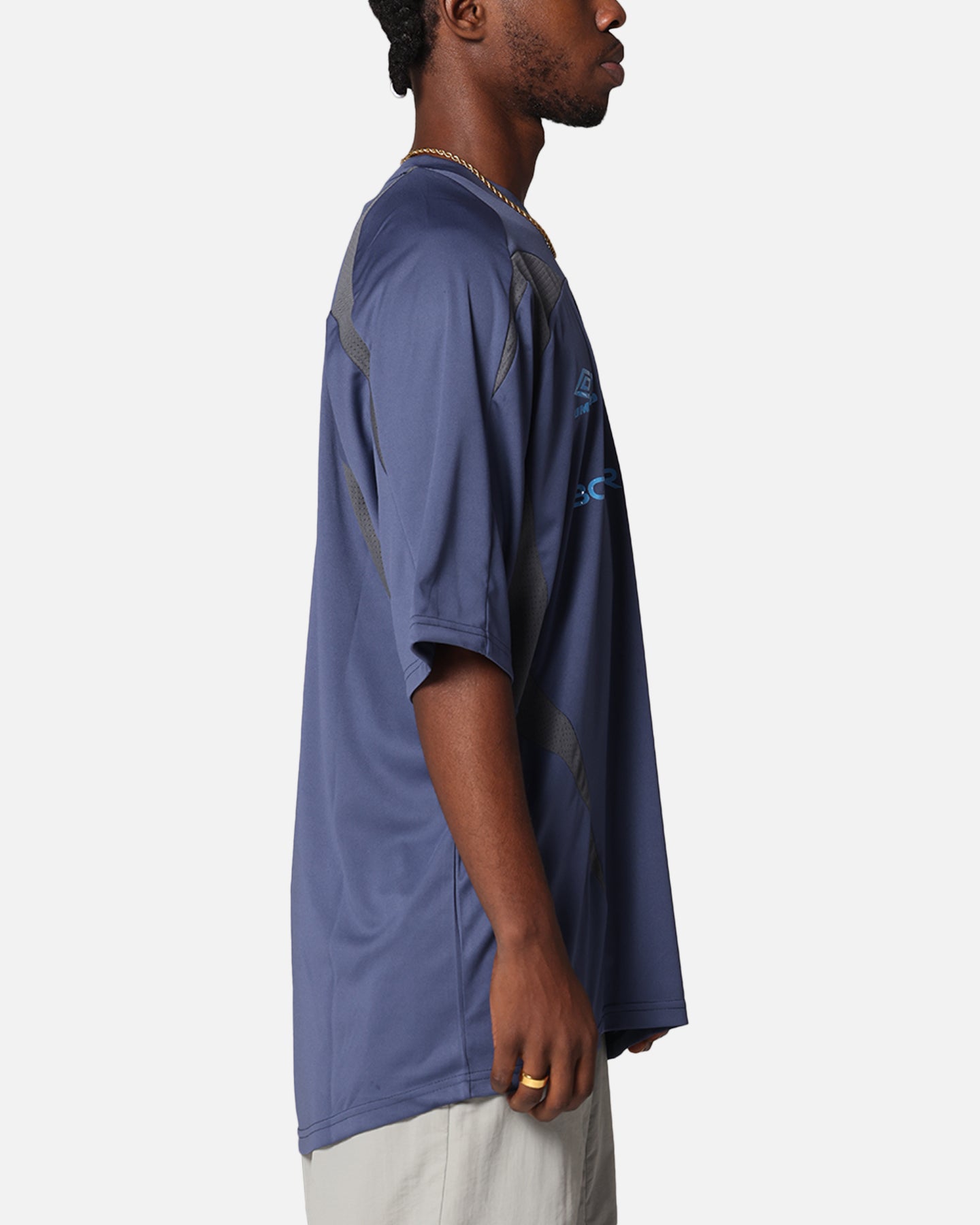 Boiler Room X Umbro Football Jersey T-Shirt Blue | Culture Kings