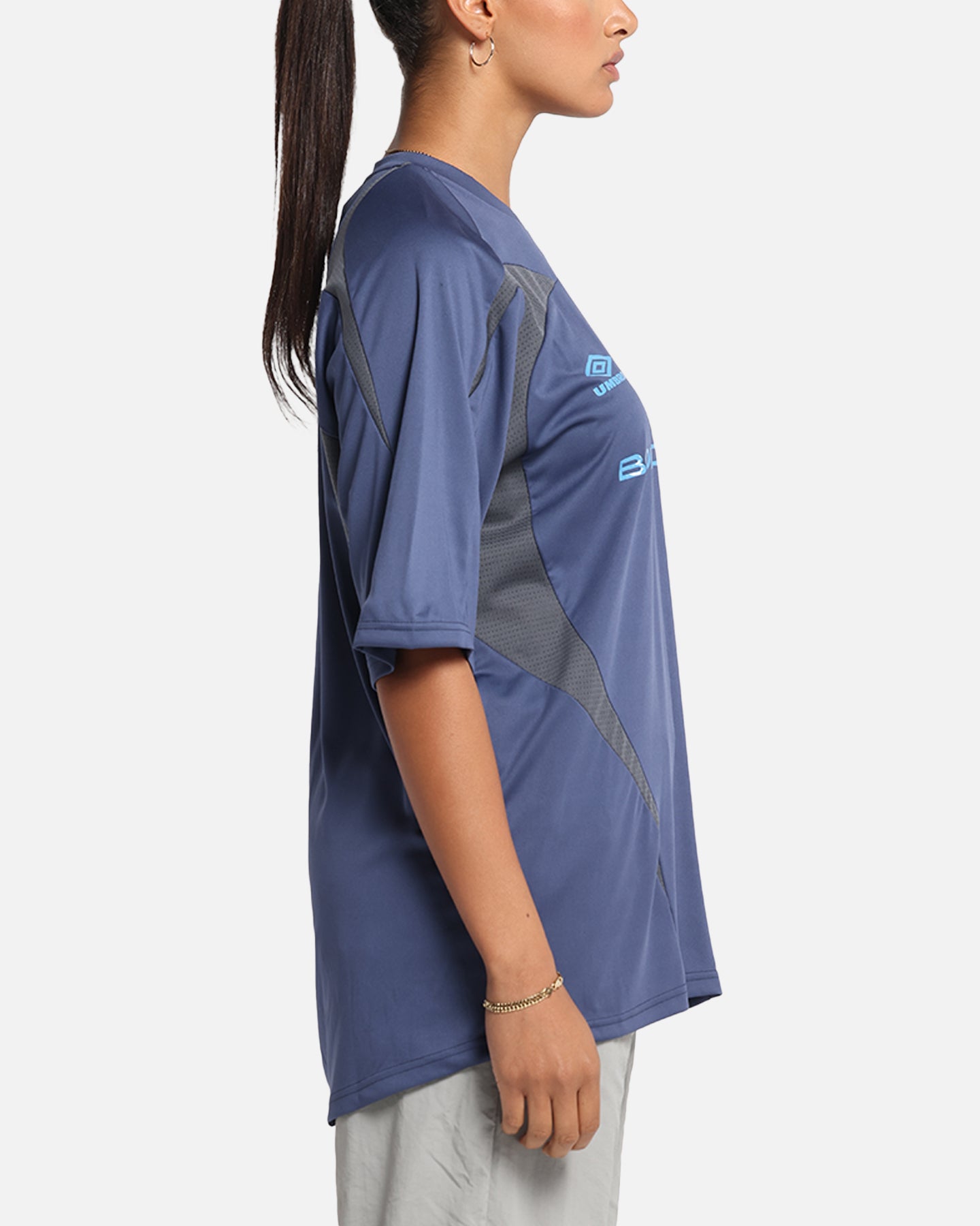 Boiler Room X Umbro Football Jersey T-Shirt Blue | Culture Kings