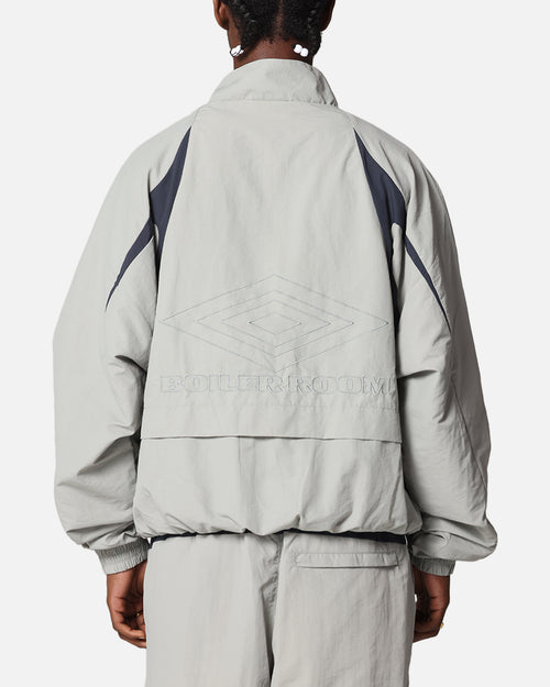 Boiler Room X Umbro Shell Track Jacket Grey