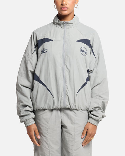 Boiler Room X Umbro Shell Track Jacket Grey