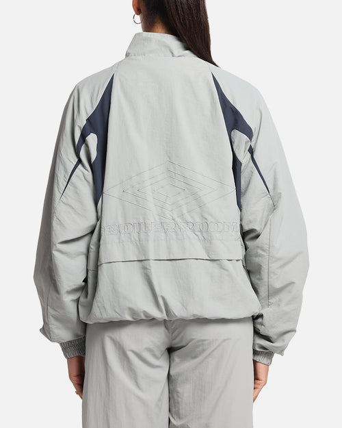 Boiler Room X Umbro Shell Track Jacket Grey