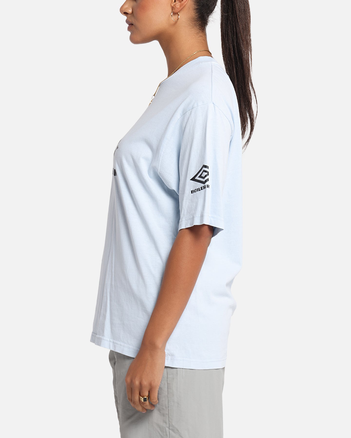 Boiler Room X Umbro Washed T-Shirt Blue | Culture Kings