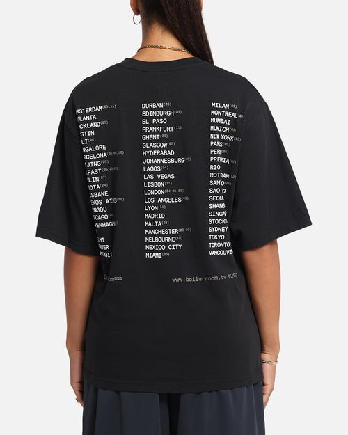 Boiler Room World Tour T-Shirt Black