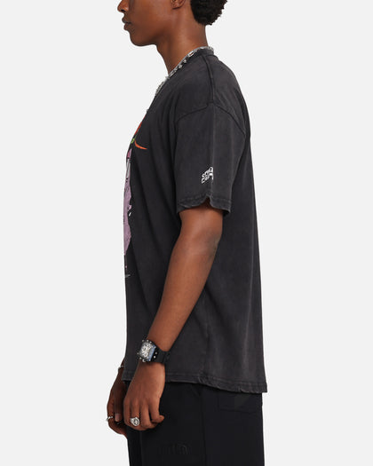 73Studio X Cartoon Network Courage The Cowardly Dog Grail Vintage T-Shirt Black Acidwash