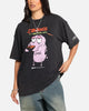 73Studio X Cartoon Network Courage The Cowardly Dog Grail Vintage T-Shirt Black Acidwash