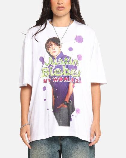 Justin Bieber My World T-Shirt White