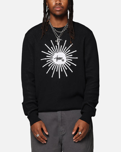 S Double Sunburst Sweater Black