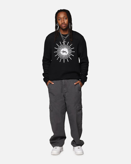 S Double Sunburst Sweater Black