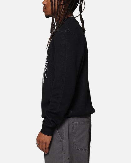 S Double Sunburst Sweater Black