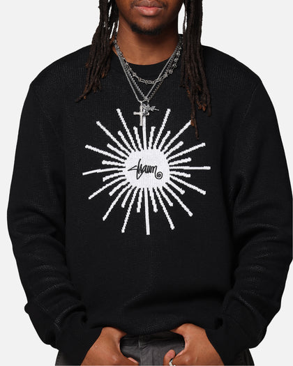 S Double Sunburst Sweater Black
