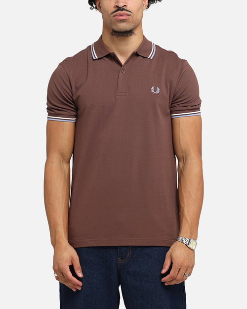 Fred Perry Twin Tipped Polo Shirt Brick