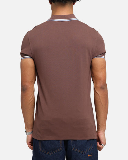 Fred Perry Twin Tipped Polo Shirt Brick