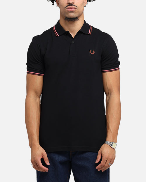 Fred Perry Twin Tipped Polo Shirt Black
