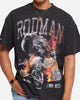 Mitchell & Ness Chicago Bulls Dennis Rodman Flaming Hot T-Shirt Faded Black