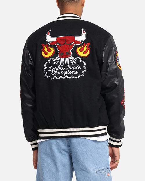 Mitchell & Ness Chicago Bulls Ignite Champions Varsity Jacket Black