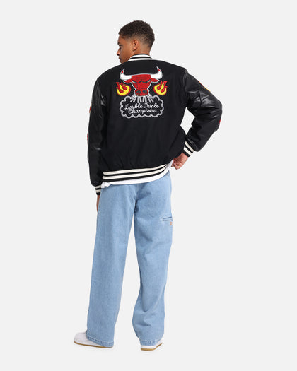 Mitchell & Ness Chicago Bulls Ignite Champions Varsity Jacket Black