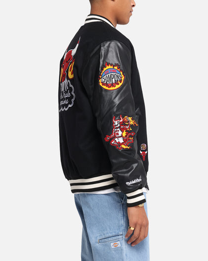Mitchell & Ness Chicago Bulls Ignite Champions Varsity Jacket Black