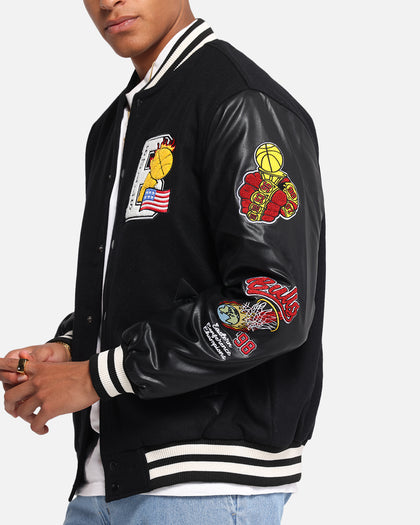 Mitchell & Ness Chicago Bulls Ignite Champions Varsity Jacket Black