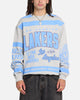 Mitchell & Ness Los Angeles Lakers Letterform Crewneck Grey Marle