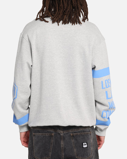 Mitchell & Ness Los Angeles Lakers Letterform Crewneck Grey Marle