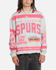 Mitchell & Ness San Antonio Spurs Letterform Crewneck Grey Marle