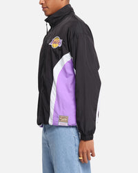 Mitchell & Ness Los Angeles Lakers Nylon Track Jacket Black/Purple