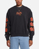 Mitchell & Ness Chicago Bulls Up In Flames Crewneck Faded Black