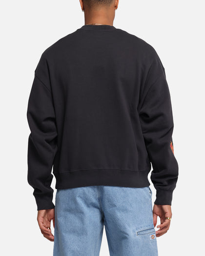 Mitchell & Ness Chicago Bulls Up In Flames Crewneck Faded Black