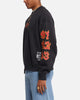 Mitchell & Ness Chicago Bulls Up In Flames Crewneck Faded Black