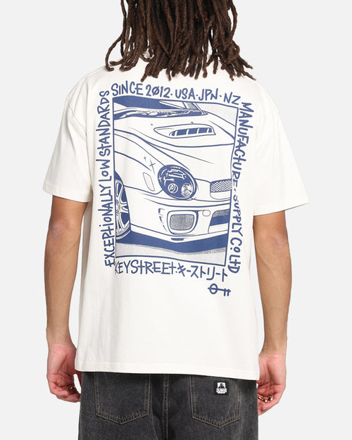 Key Street Halftone T-Shirt Off White