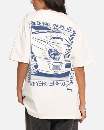 Key Street Halftone T-Shirt Off White