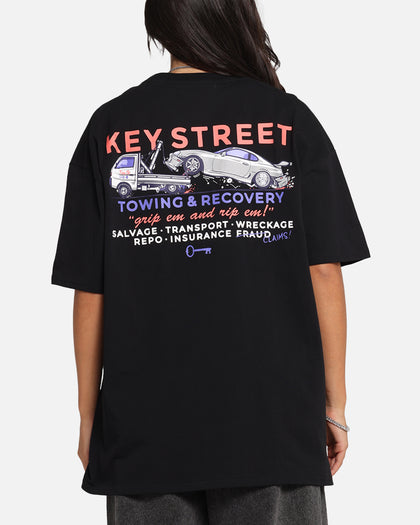 Key Street Kei Tow Truck T-Shirt Black