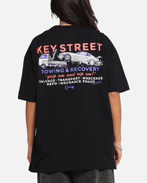 Key Street Kei Tow Truck T-Shirt Black