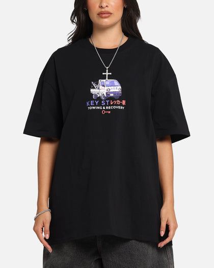Key Street Kei Tow Truck T-Shirt Black