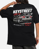 Key Street Racing T-Shirt Black