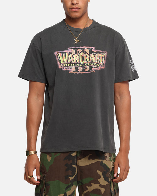 American Thrift X Warcraft: Reign Of Chaos Heavy T-Shirt Black Wash