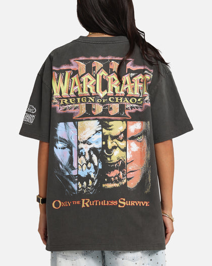American Thrift X Warcraft: Reign Of Chaos Heavy T-Shirt Black Wash
