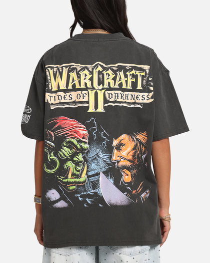 American Thrift X Warcraft II: Tides Of Darkness Heavy T-Shirt Black Wash