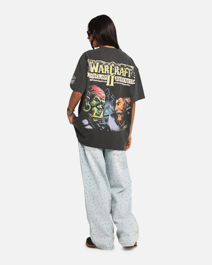 American Thrift X Warcraft II: Tides Of Darkness Heavy T-Shirt Black Wash