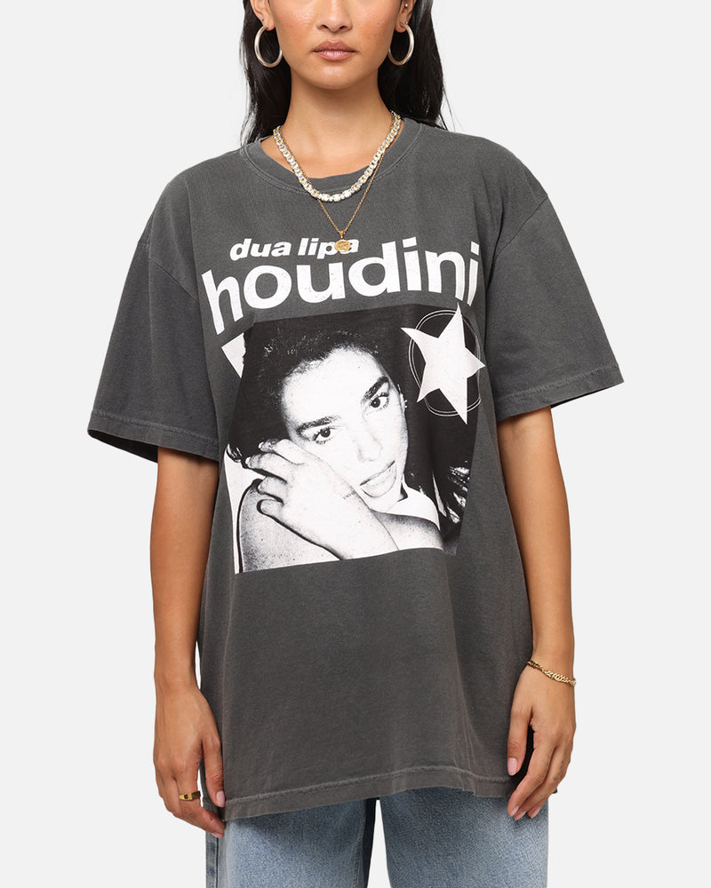 Buy Dua Lipa Houdini T-Shirt Faded Black with crypto