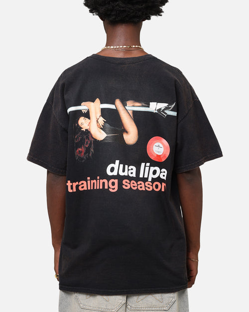 Dua Lipa Training Season T-Shirt Black Vintage
