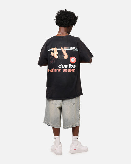 Dua Lipa Training Season T-Shirt Black Vintage