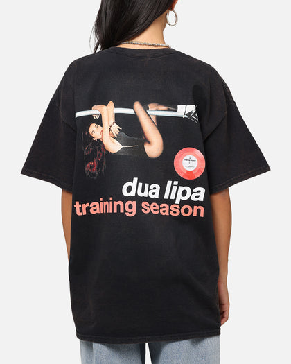 Dua Lipa Training Season T-Shirt Black Vintage