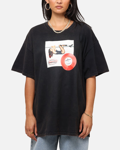 Dua Lipa Training Season T-Shirt Black Vintage