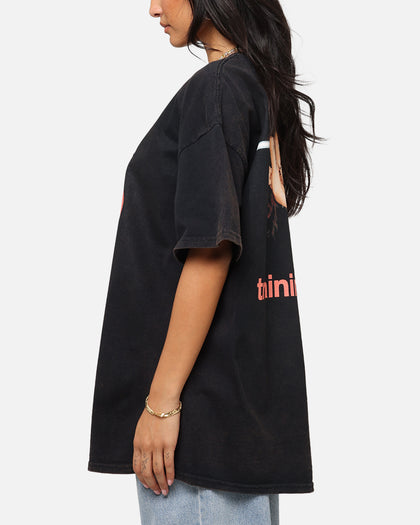 Dua Lipa Training Season T-Shirt Black Vintage